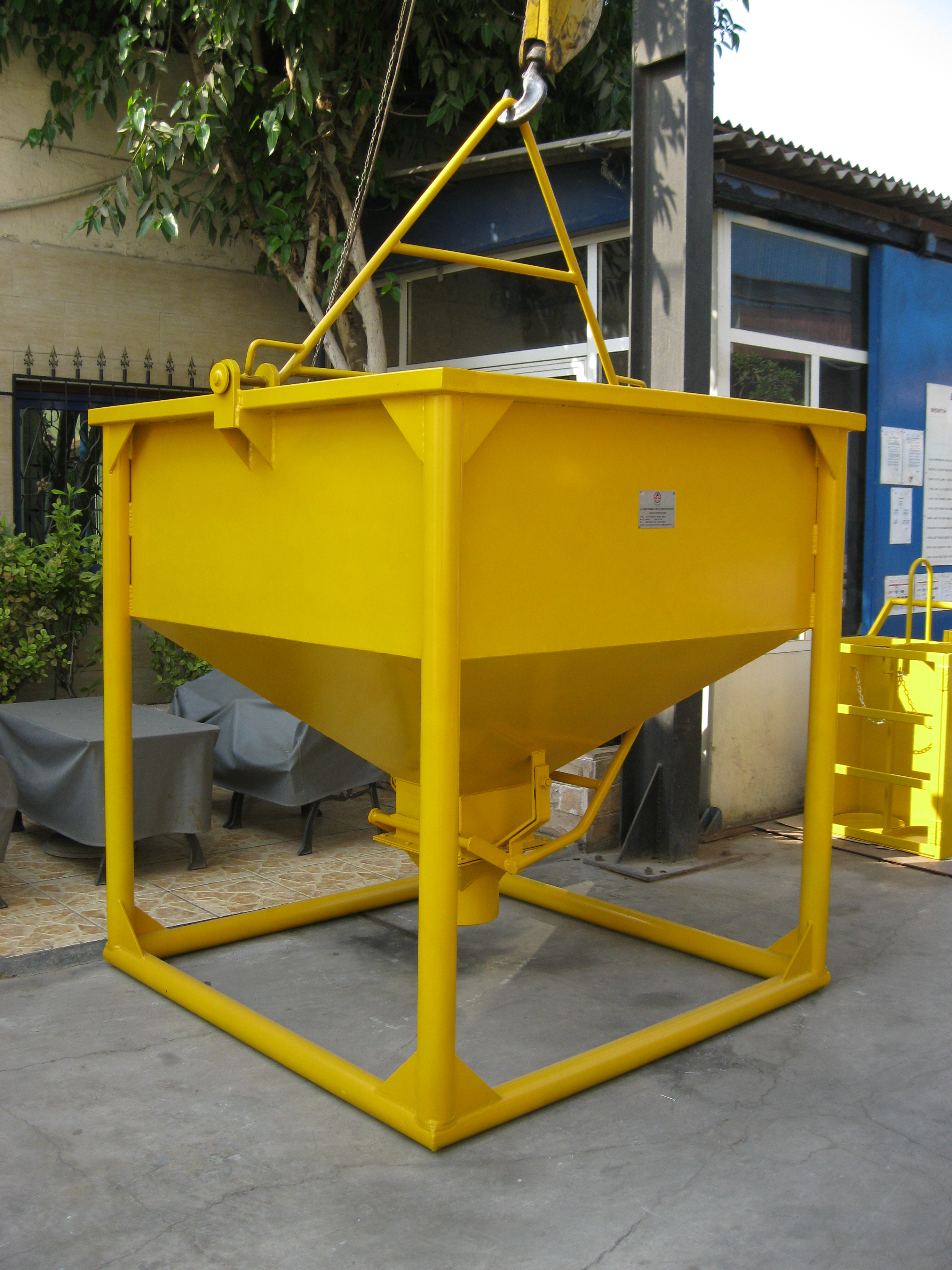 Industrial machinery support