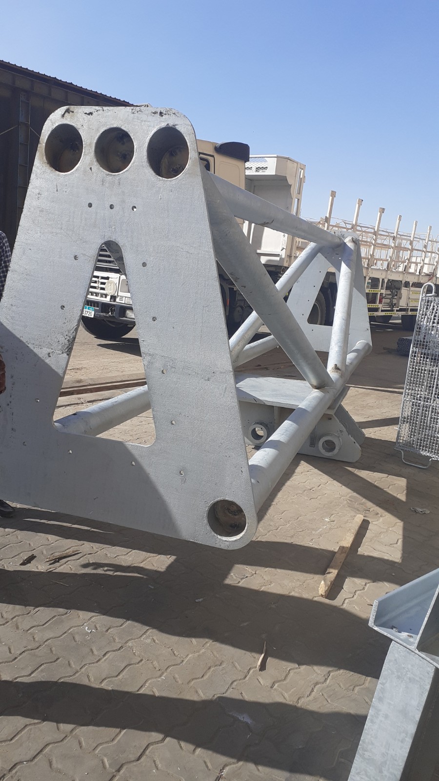 Steel frame assembly