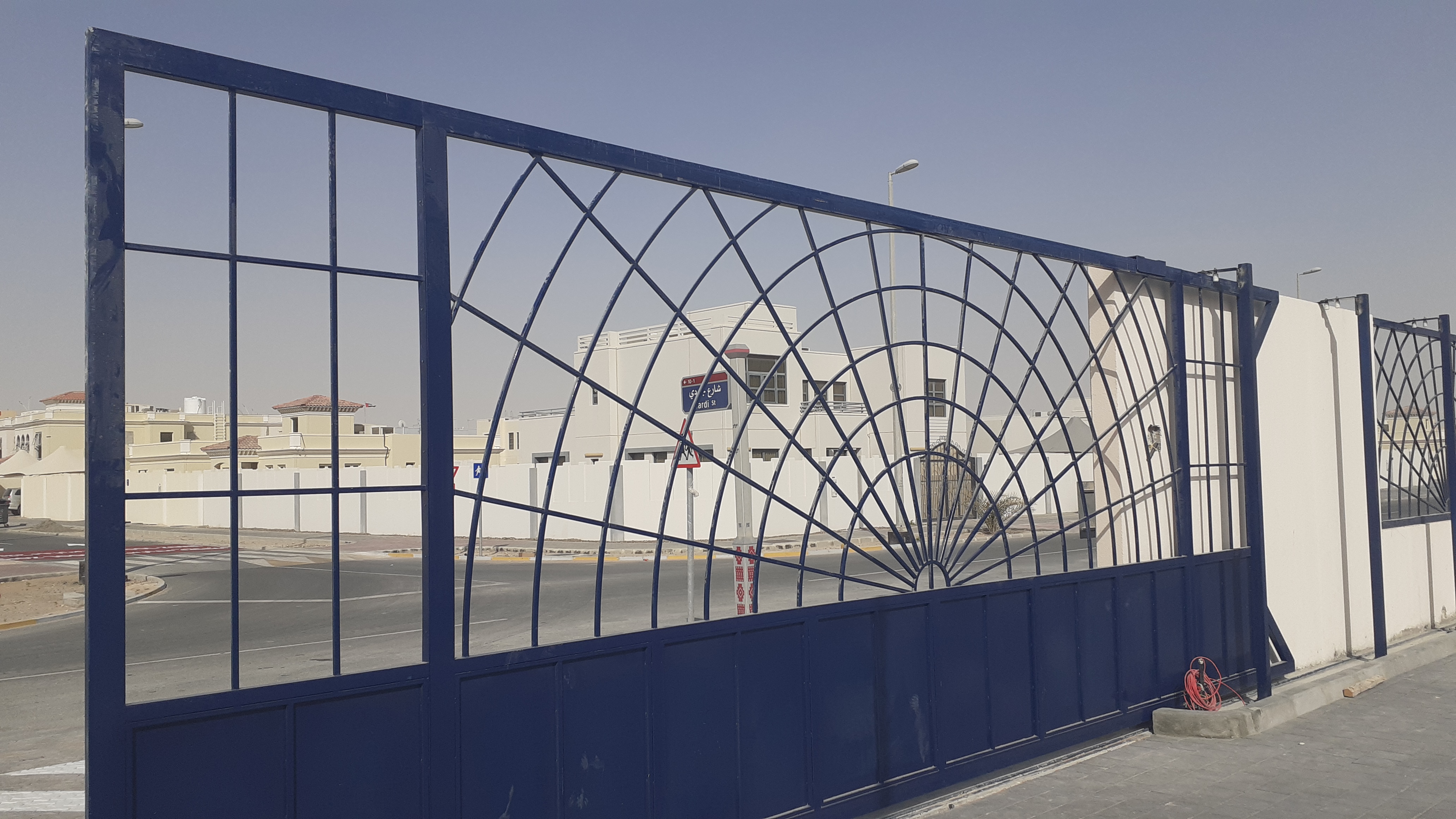 Safety barrier installation
